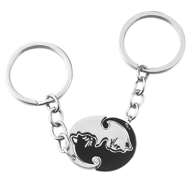 Couple Keychain Cats - Keychain