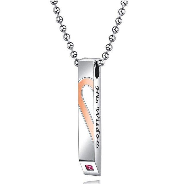 Couple Necklaces Broken Heart - Her - Necklaces