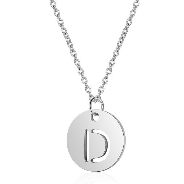 Couple Necklaces Initials - D - Necklaces