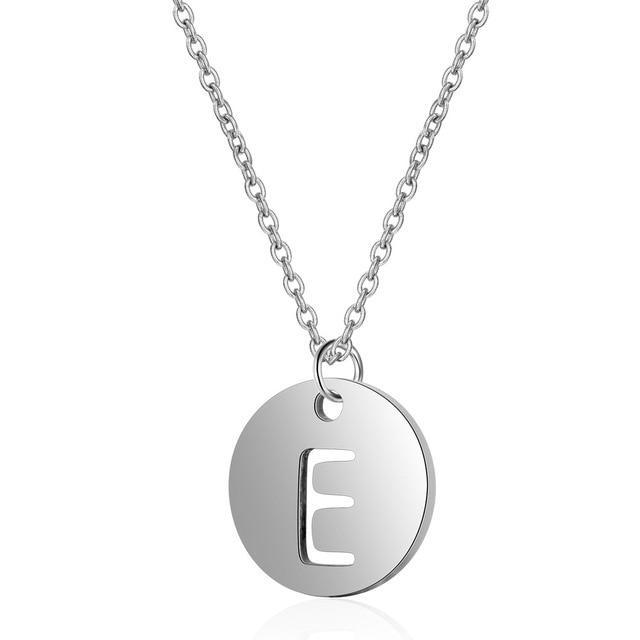 Couple Necklaces Initials - E - Necklaces