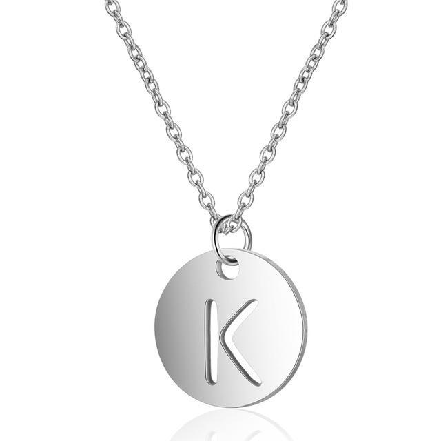 Couple Necklaces Initials - K - Necklaces
