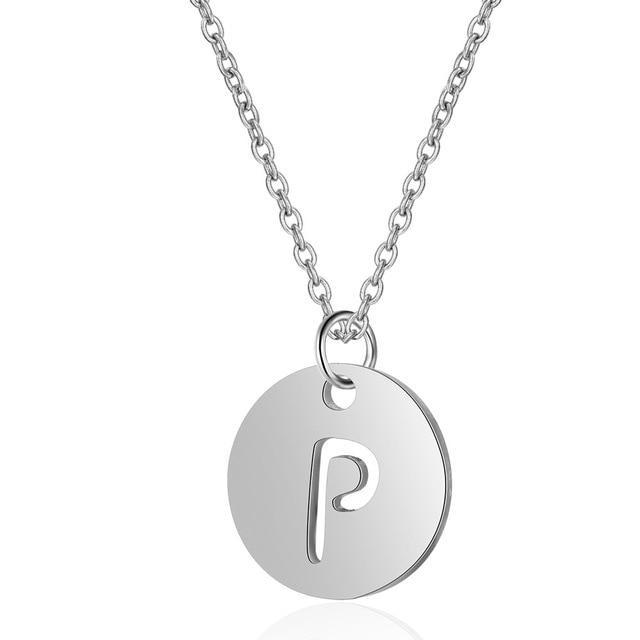 Couple Necklaces Initials - P - Necklaces