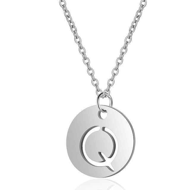 Couple Necklaces Initials - Q - Necklaces