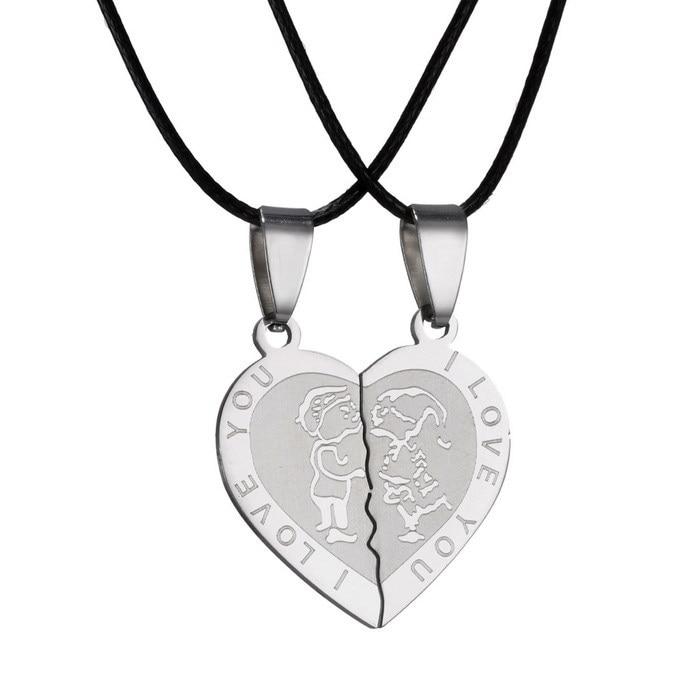 Promise Of Love Couple Matching Necklace [Piyera Silver]