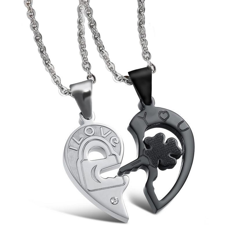 Couples Pendant For Boyfriend And Girlfriend Stainless Steel Matching  Relationship Simple Cute Cat Heart Yin Yang Necklace For Couples Pendant  Husband