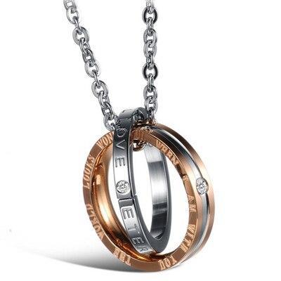 Couple Necklaces Ring lovers - Her - Necklaces