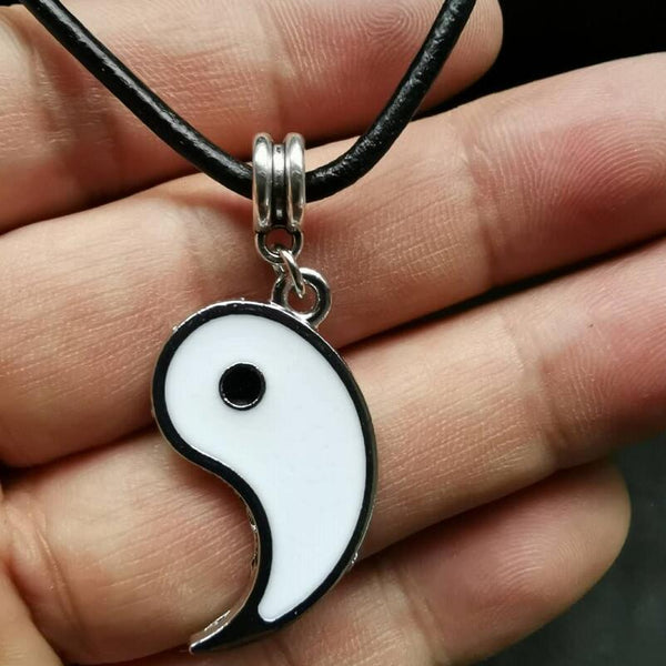 Yin and sale yang couple necklace