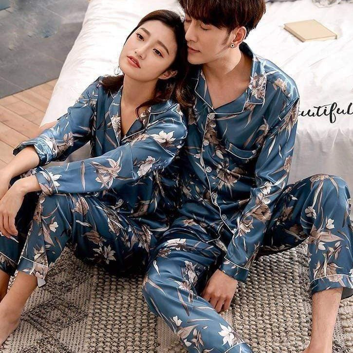 Matching Winter Pajamas for Couples