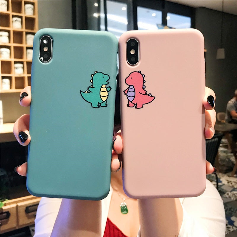 Couple phone cases Dino Love