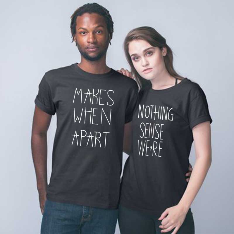 Couple Shirts Makes when appart