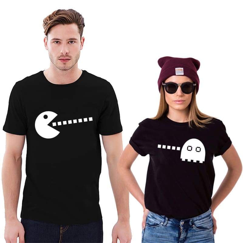 Pacman couple shirts | My Couple Goal