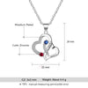 Couples Birthstone Necklace - Couple Necklaces