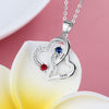 Couples Birthstone Necklace - Couple Necklaces