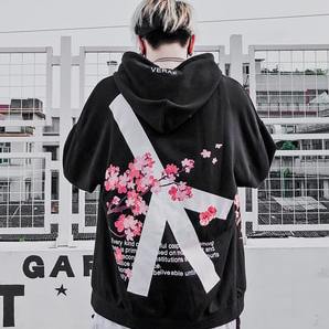 Off white pink blossom hoodie sales
