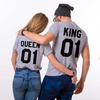 King and queen couple t shirts