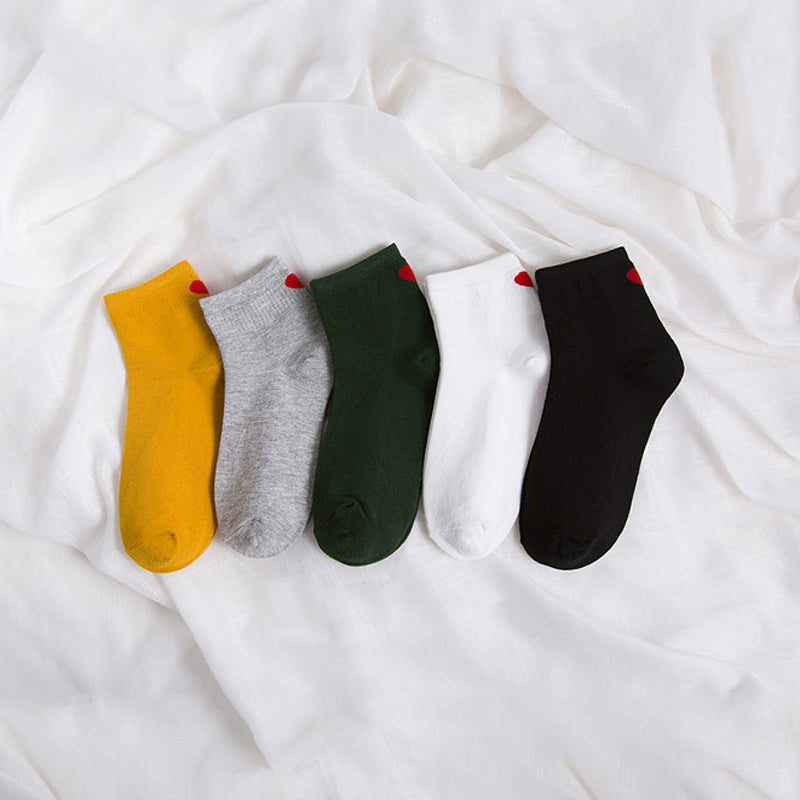 Heart couple socks