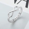Infinity Couple Ring Engraved - 5 - Couple Ring