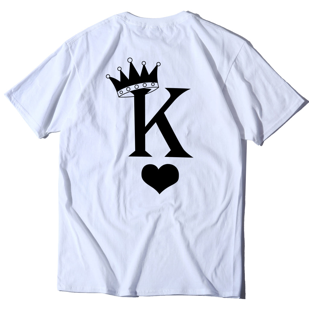 King queen t shirt couple