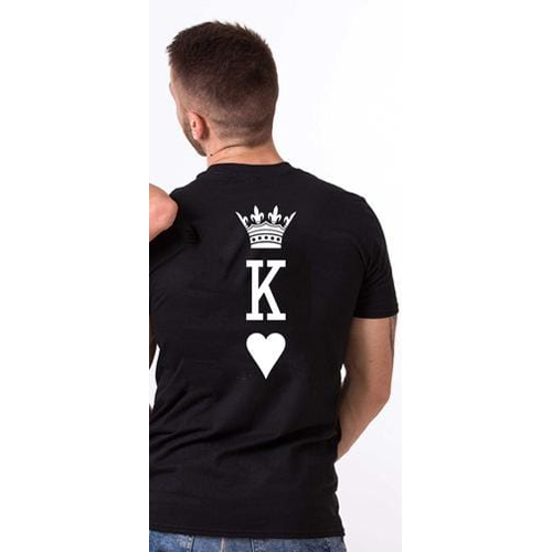 King and queen couple shirts
