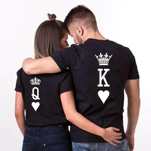 King and top queen shirts