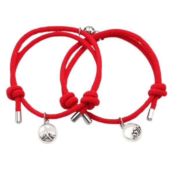 Couple Bead Bracelets Red Love | My Couple Goal