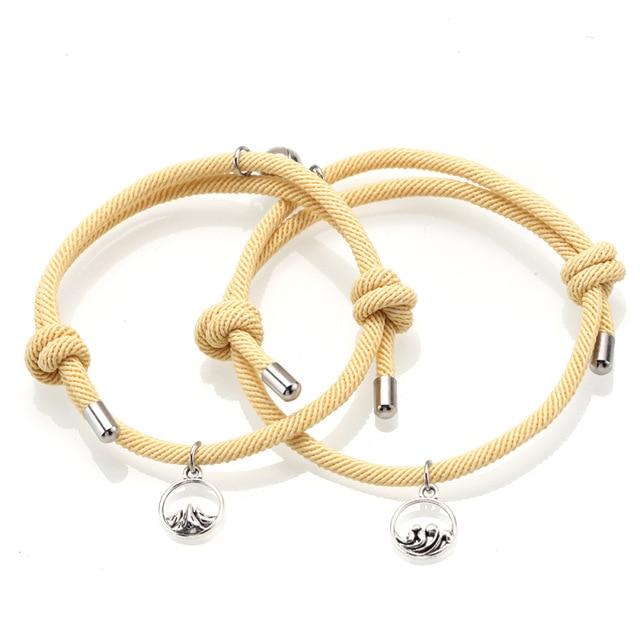 Matching Bracelets for Couples - Magnetic Couple Bracelet Set
