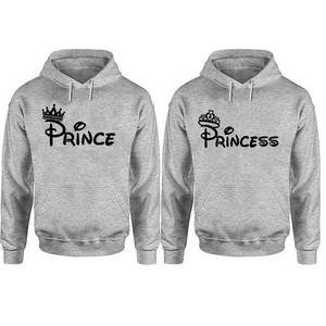 Prince and princess hoodies hotsell