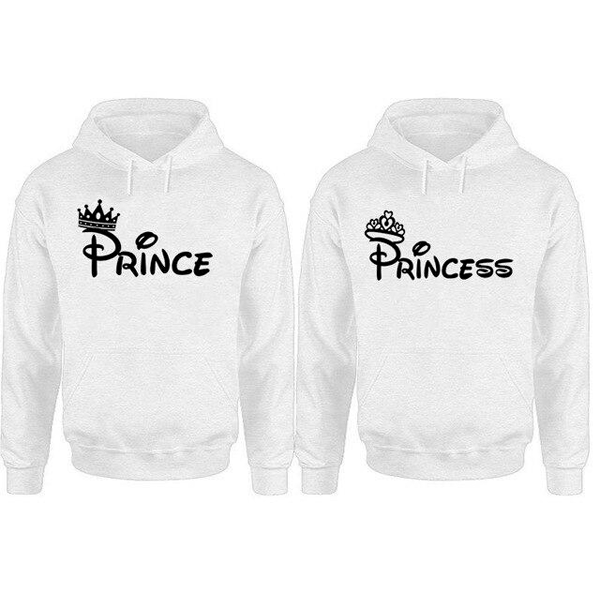 Couple Hoodie Prince and Princess