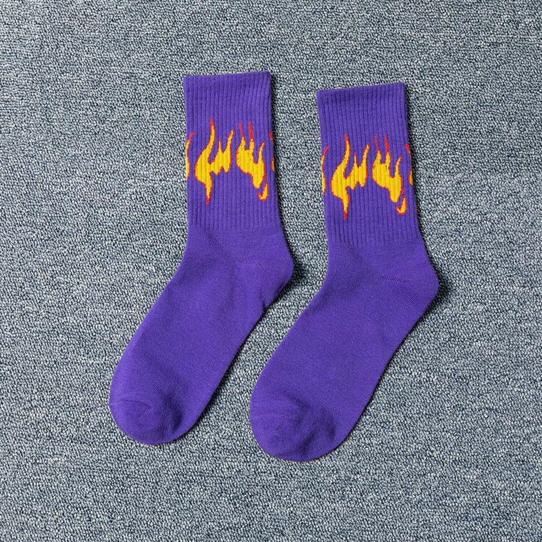Flame matching socks