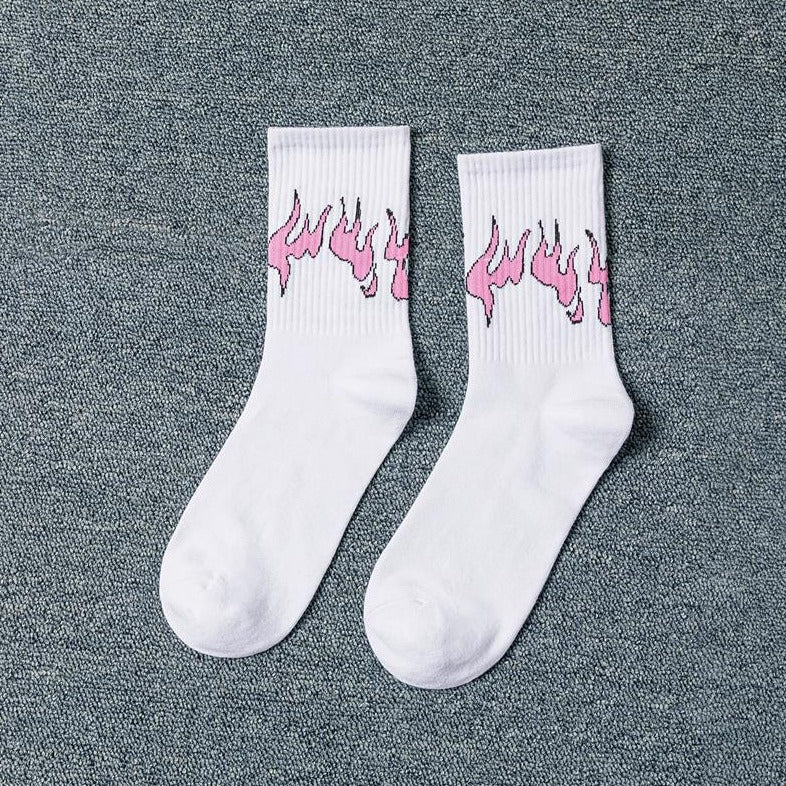 Flame matching socks