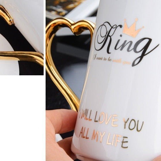 King and Queen Mug Set