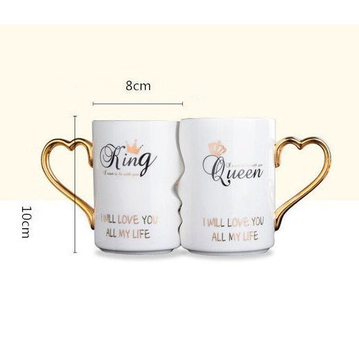 King and Queen Mug Set