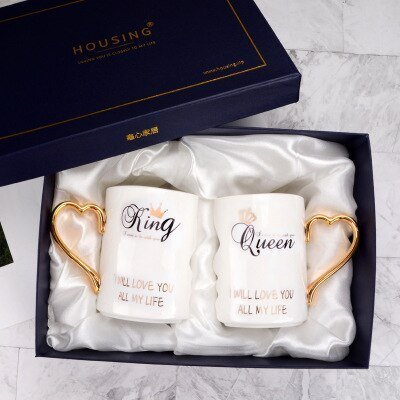 King and Queen Mug Set