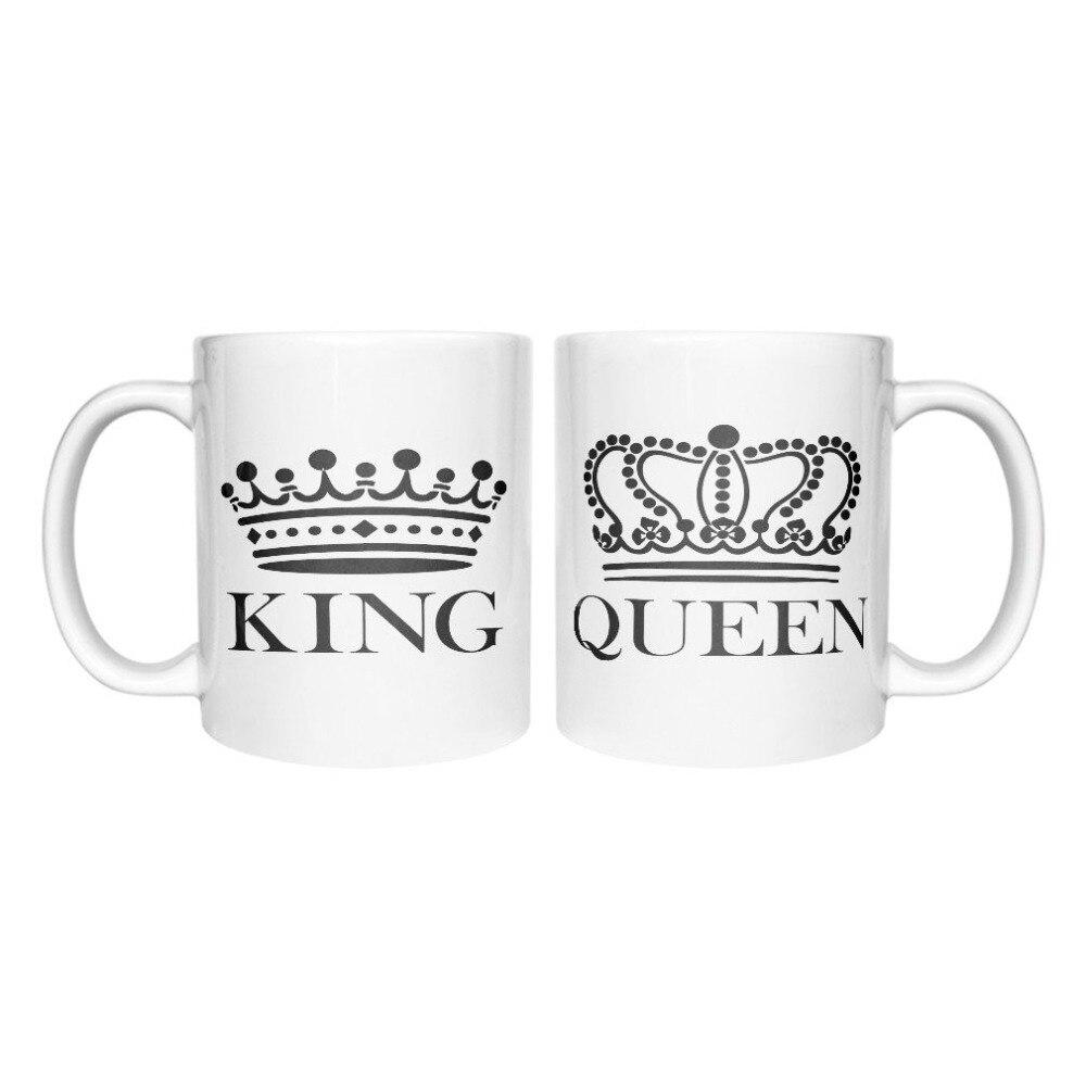 Couple Mugs King and Queen