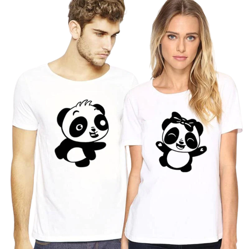 Panda couple shirt