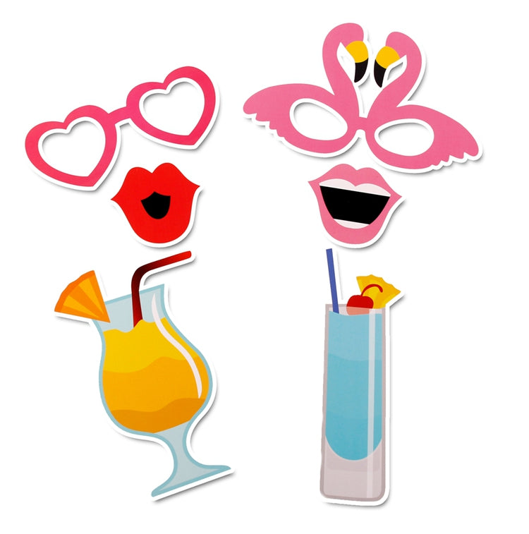 Summer Party Photo Booth Props