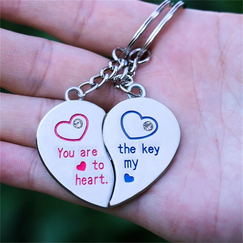 Key to my hot sale heart keychain for couples