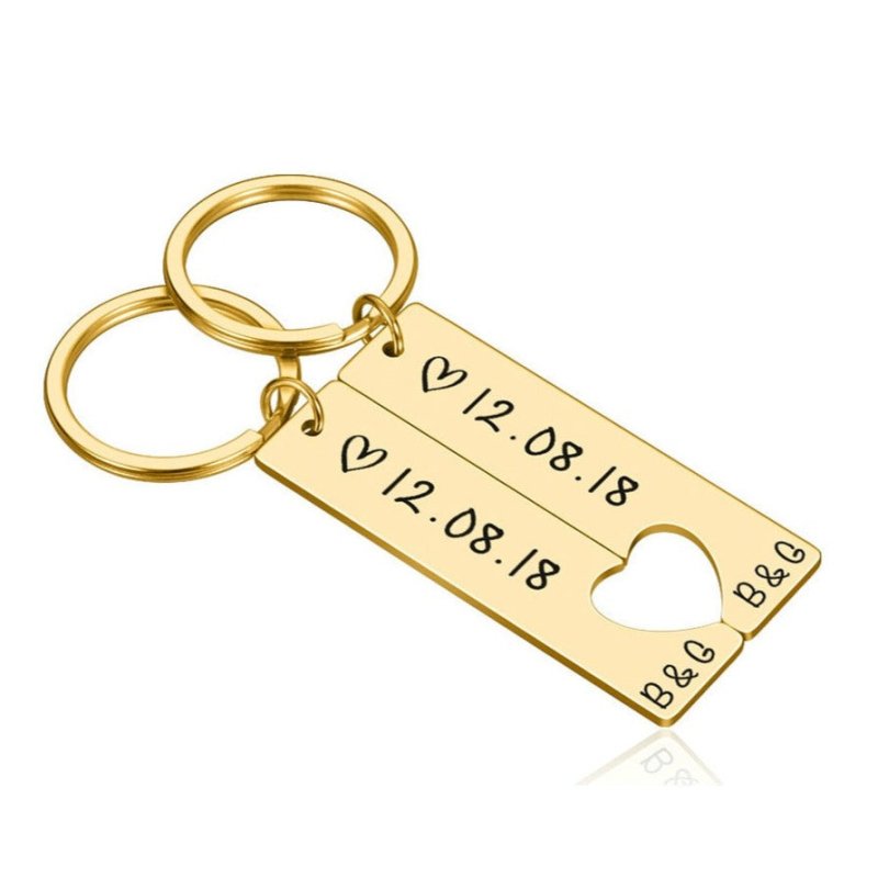 Couple Keychain Date