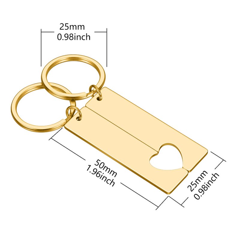 Couple Keychain Date