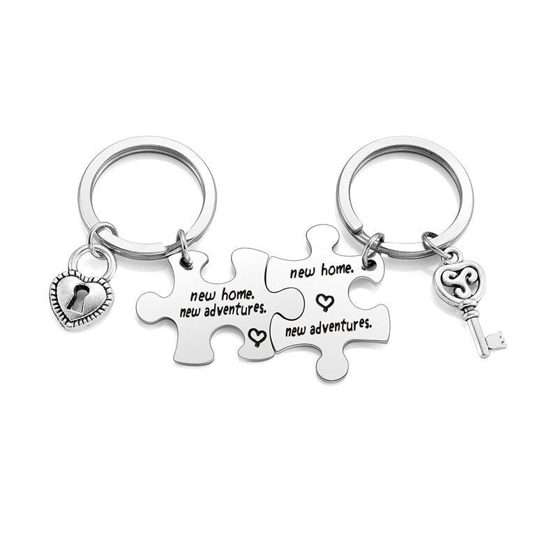 New Home New Adventure Keychain