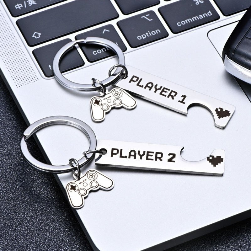 Player 1 Player 2 Keychain