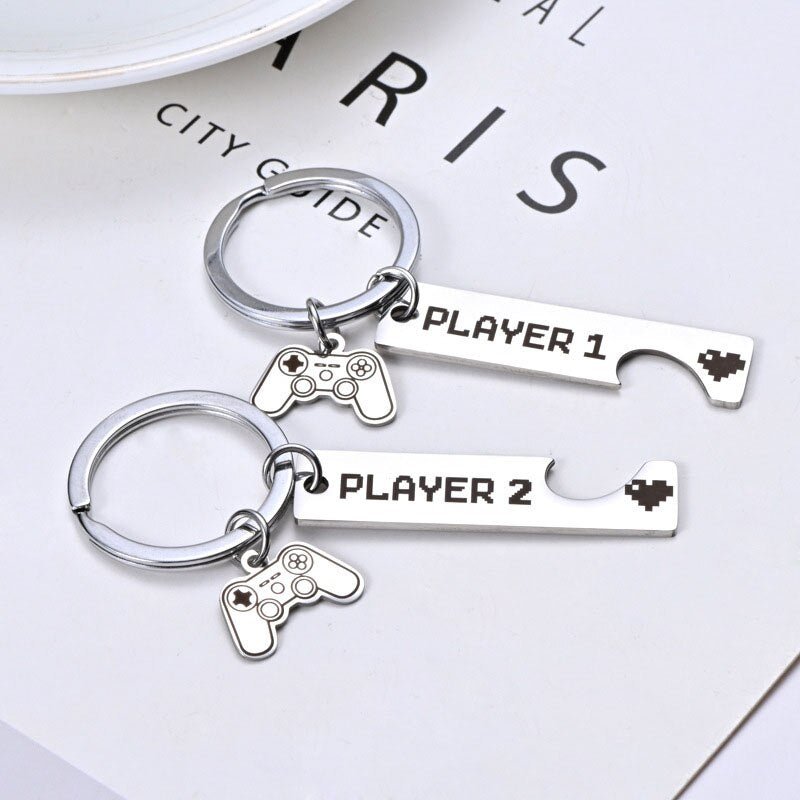 Player 1 Player 2 Keychain