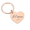 Je t&#39;aime Keychain for Couples
