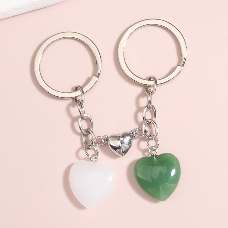 Magnetic Heart Keychain