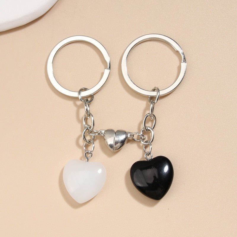 Magnetic Heart Keychain
