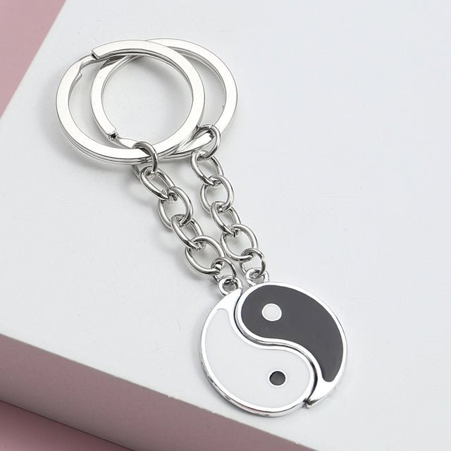 Yin Yang Couple Keychain