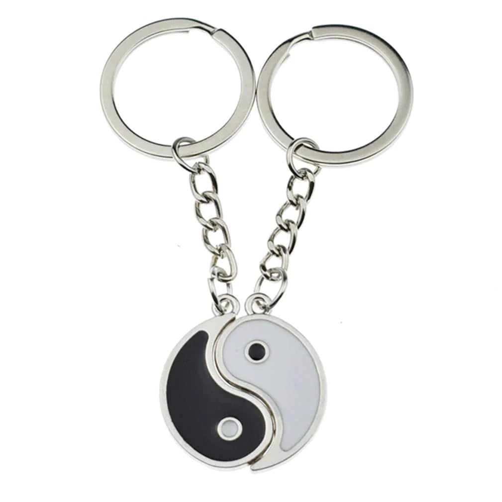 Yin Yang Couple Keychain