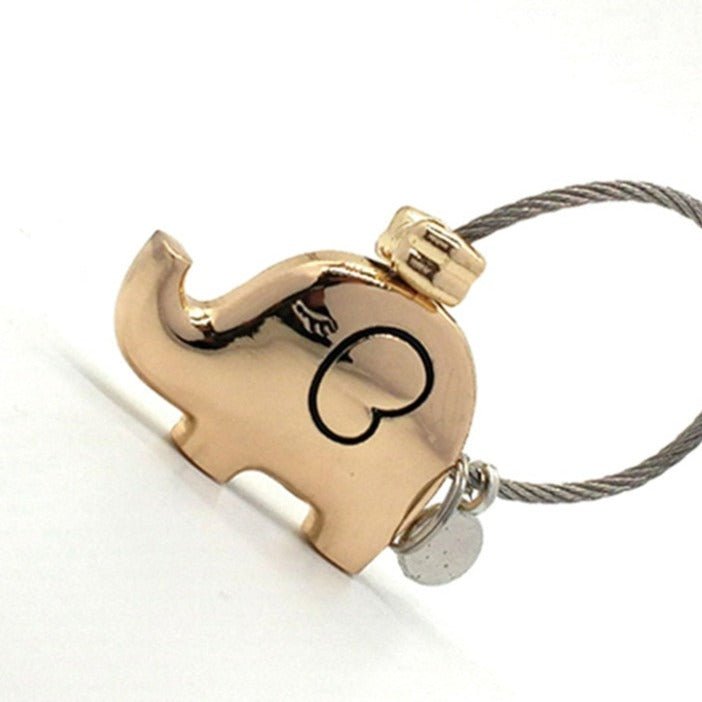 Elephant Couple Keychain