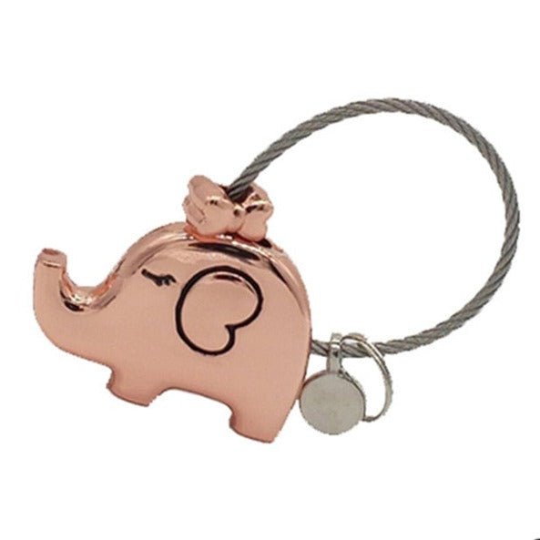 Elephant on sale couple keychain