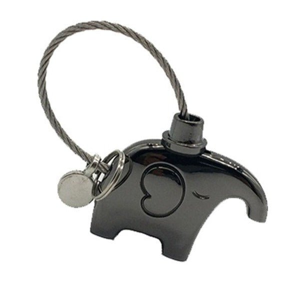 Elephant Couple Keychain